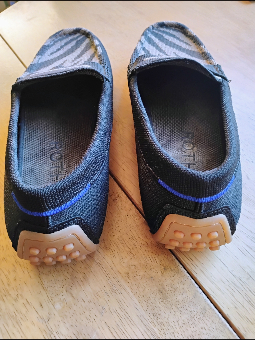 Rothy's Driver Loafers with Zebra-Print - Picture 4 of 10